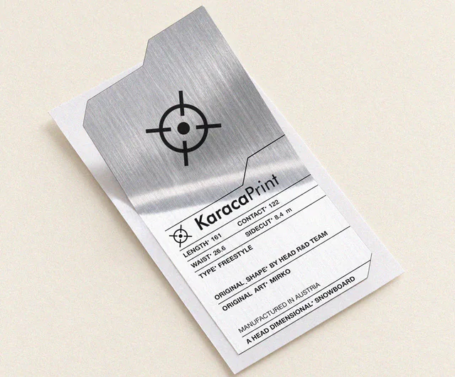 Alüminyum sticker — uygulama örneği