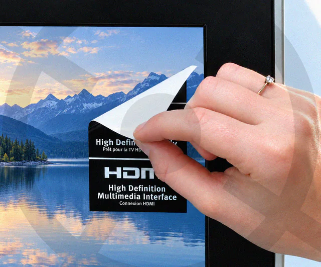 Nonperm sticker — uygulama örneği