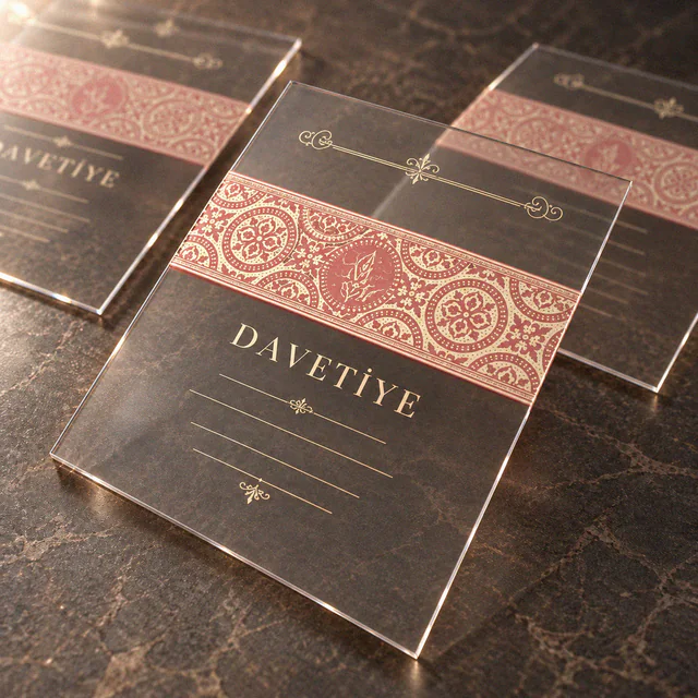 Davetiye ve tebrik kartı — uygulama örneği