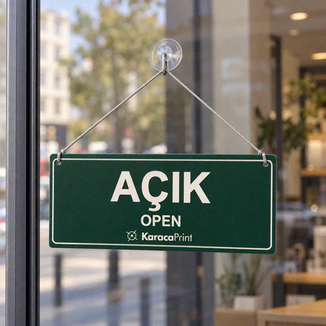 Vantuzlu reklam ürünü — uygulama örneği