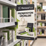 PVC raf etiketi ve reklam standı — uygulama örneği