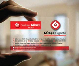 Şeffaf kartvizit — uygulama örneği