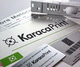 Serigrafi baskılı alüminyum metal etiket — uygulama örneği