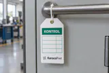 PVC plastik etiket — uygulama örneği