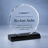 Kristal plaket — uygulama örneği