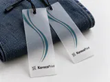 PVC tekstil etiketi — uygulama örneği