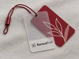 PVC tekstil etiketi — uygulama örneği
